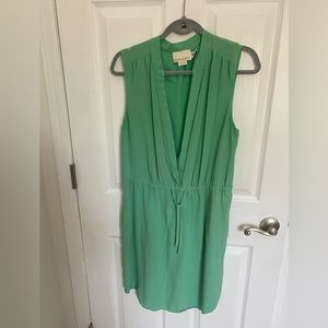 Green,  Tie waist dress
